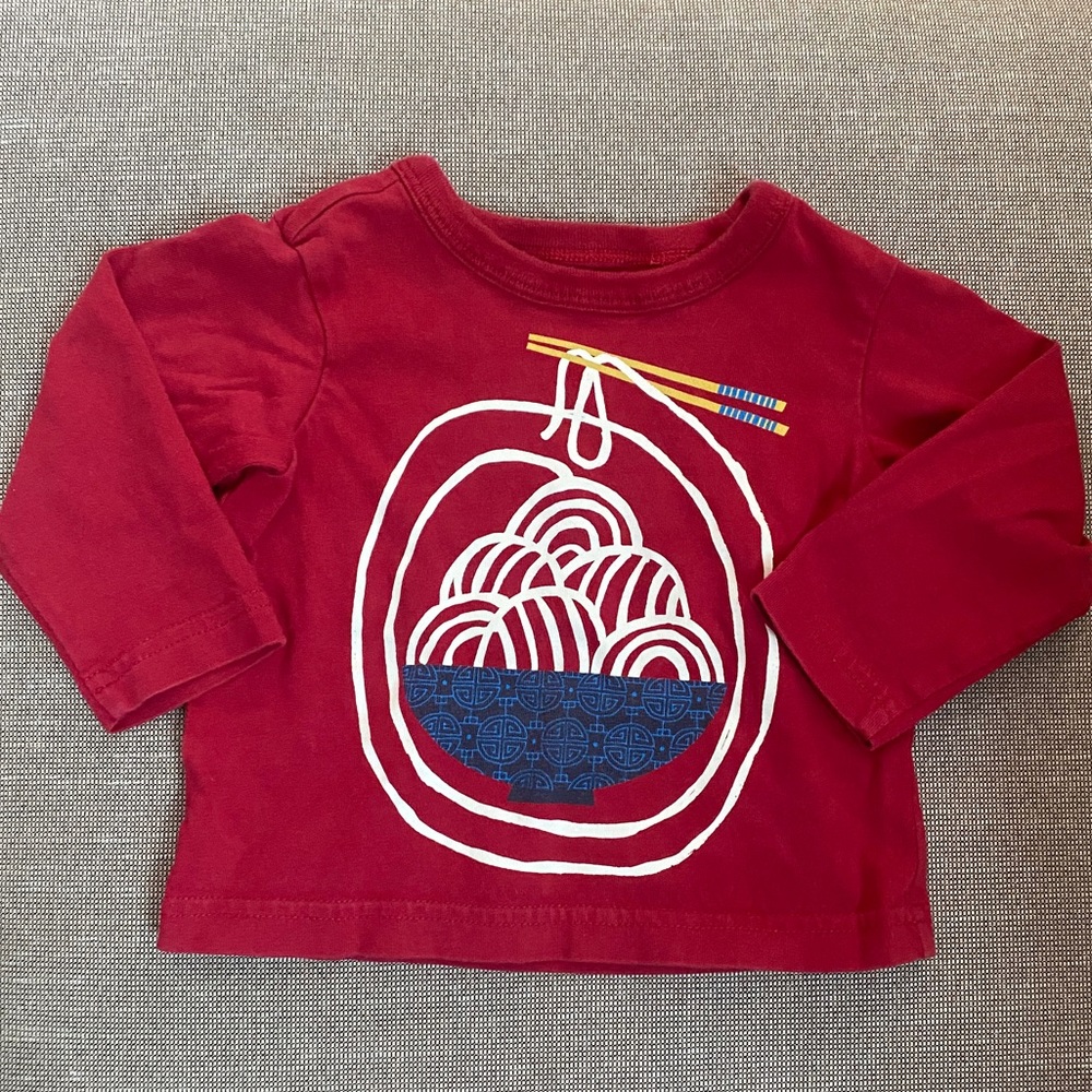 EUC ramen long sleeve tee